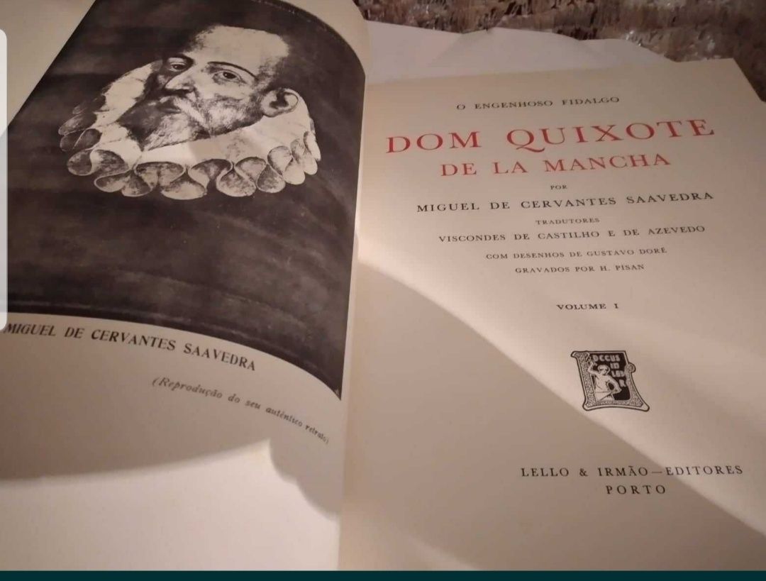 Dom Quixote de La Mancha - Cervantes - 2 livros novos da Lello