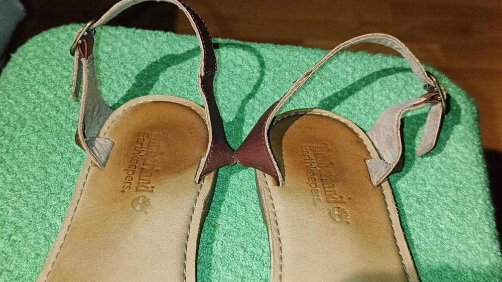 Damskie sandały TIMBERLAND EK HARBORVIEW Y-STRAP r.40,5 skóra stan bdb