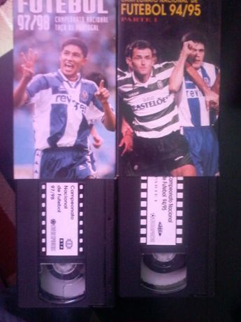 Videos VHS Futebol 94-95 / 97-98