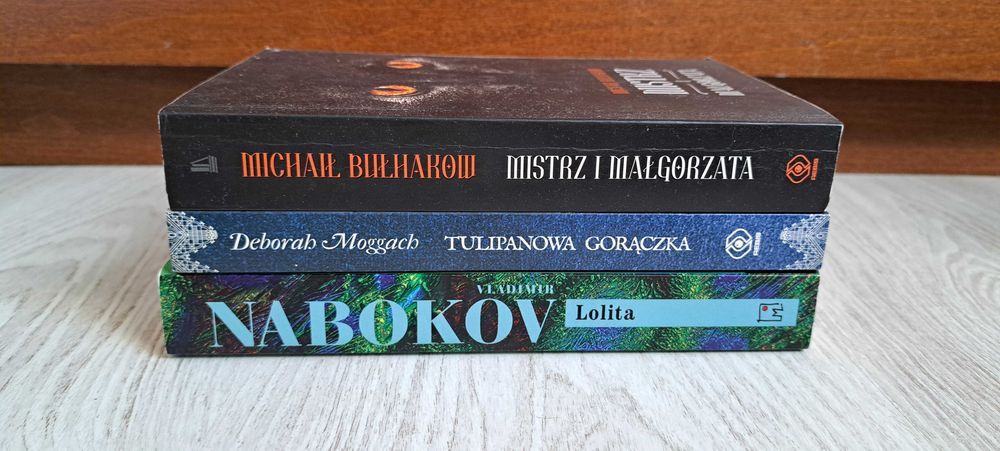 Nabokov Lolita Bułhakow Mistrz i Małgorzata Moggach Tulipanowa gorączk