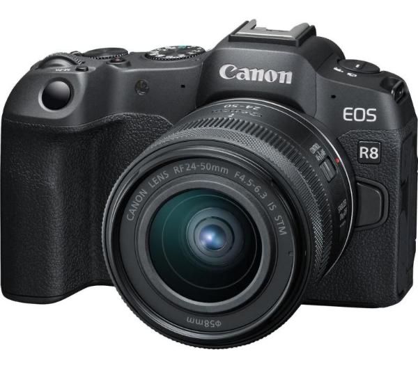Камера Canon EOS R8 + RF 24-50 mm f/4.5-6.3 IS STM в наявності
