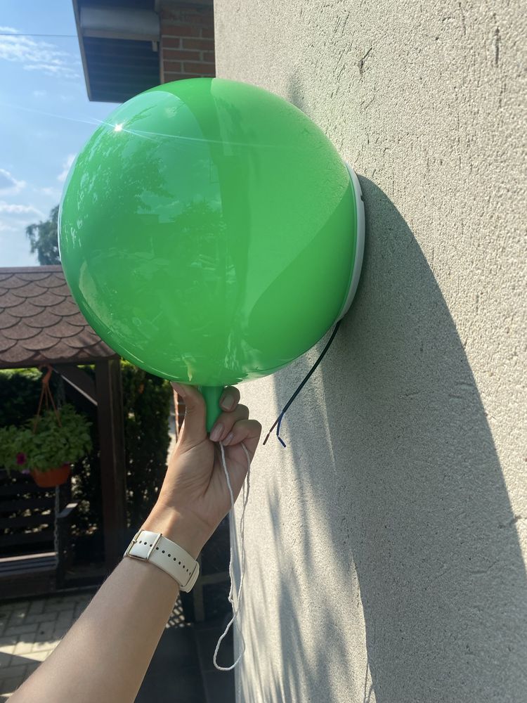 Lampa kinkiet balon zielona