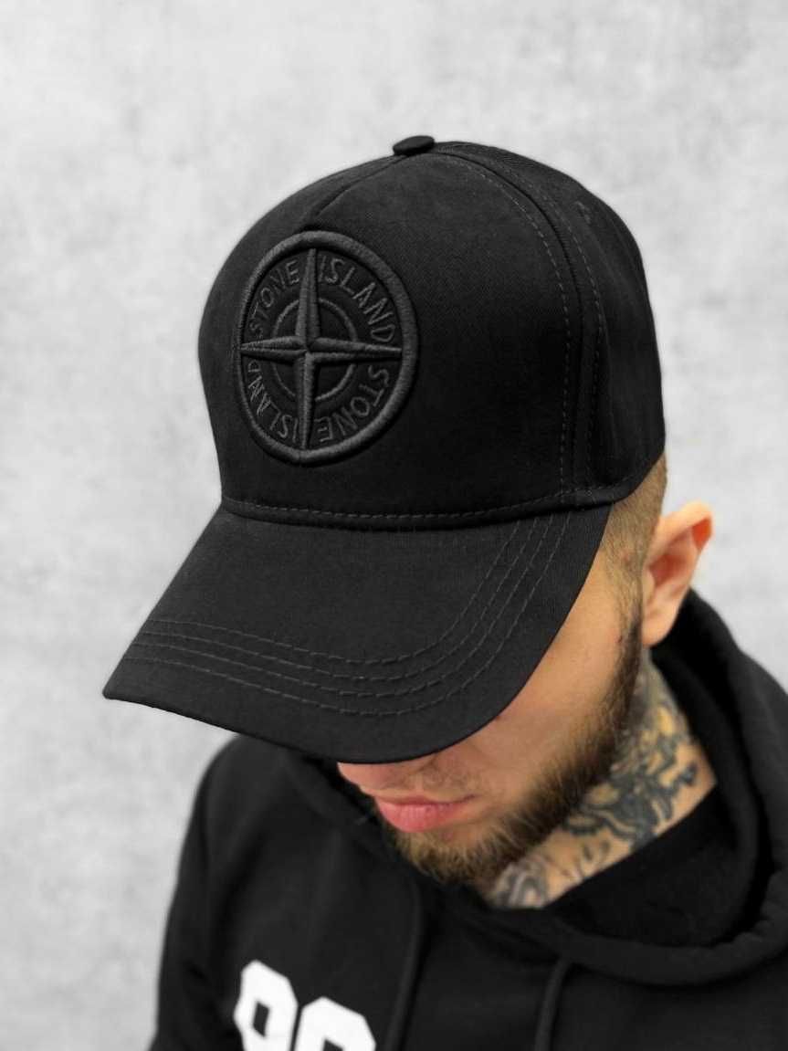 Бейсболка stone island black