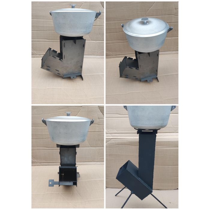 Турбопіч ракетна турбо піч мангал для казана сковороди