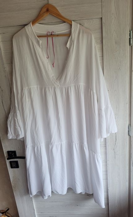 Sukienka zwiewna big size made in Italy