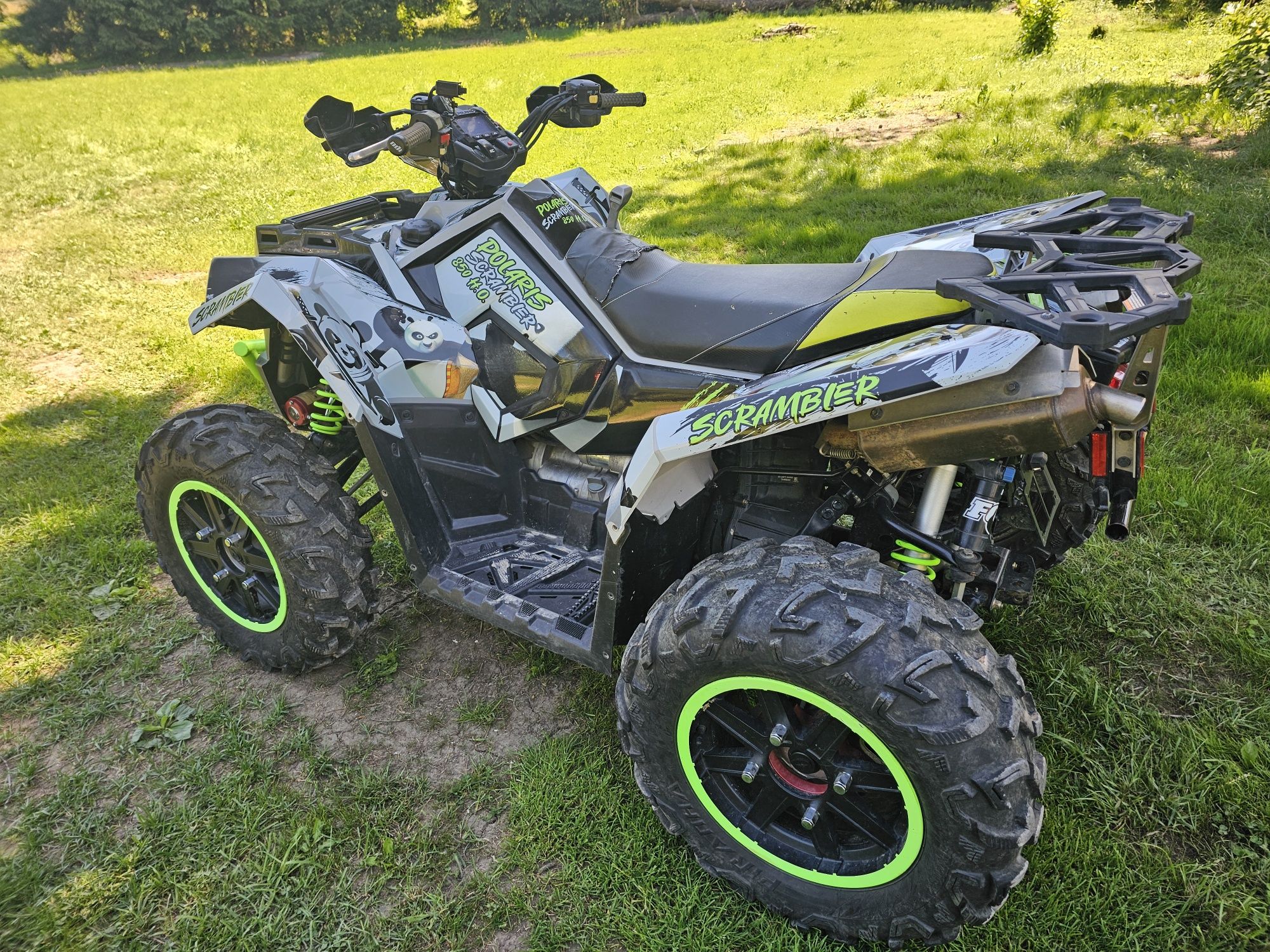 Quad atv Polaris Scrambler 850 H.O. 2019, L7e, 140mth, 2400km  Fox, fe