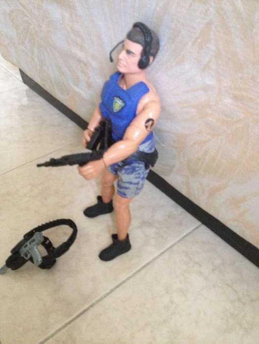 Action Man police, Hasbro international, inc de 1993, autêntico