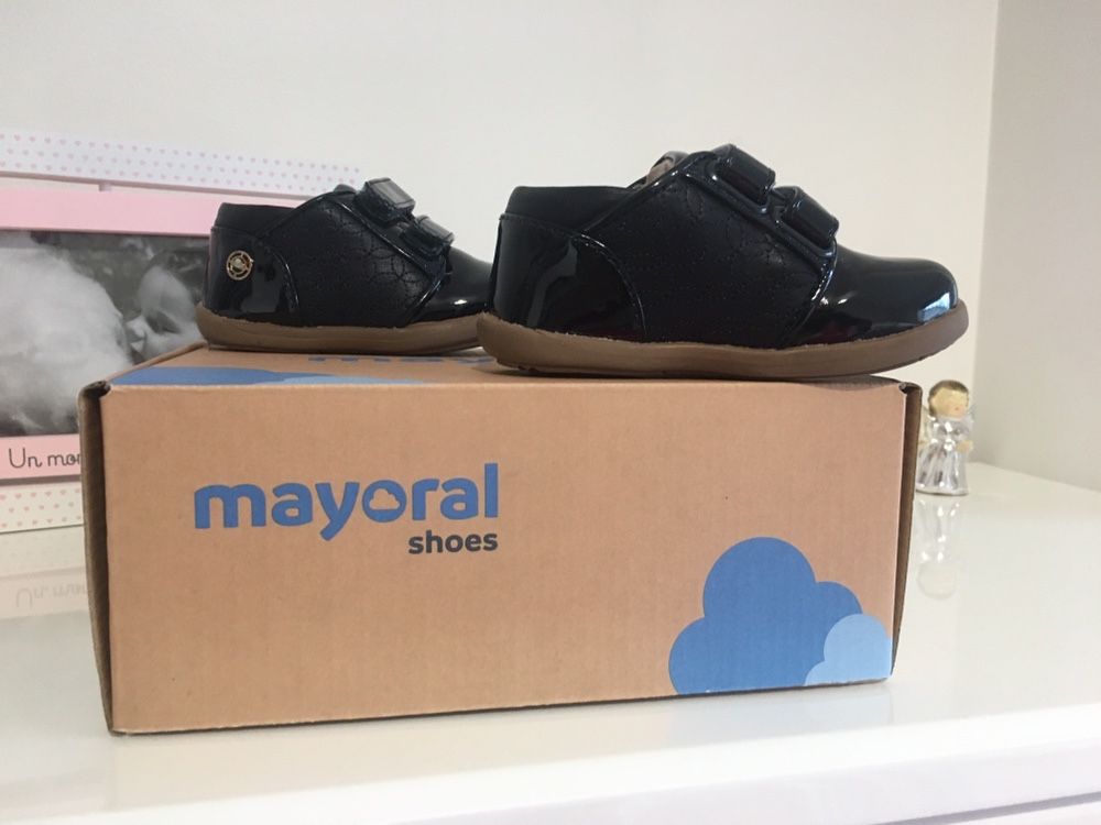 Botas Mayoral menina azul marinho, tamanho 19