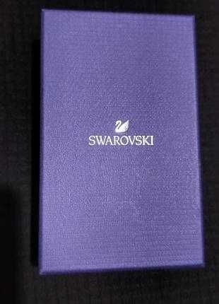 Сережки Swarovski колір cердце океану