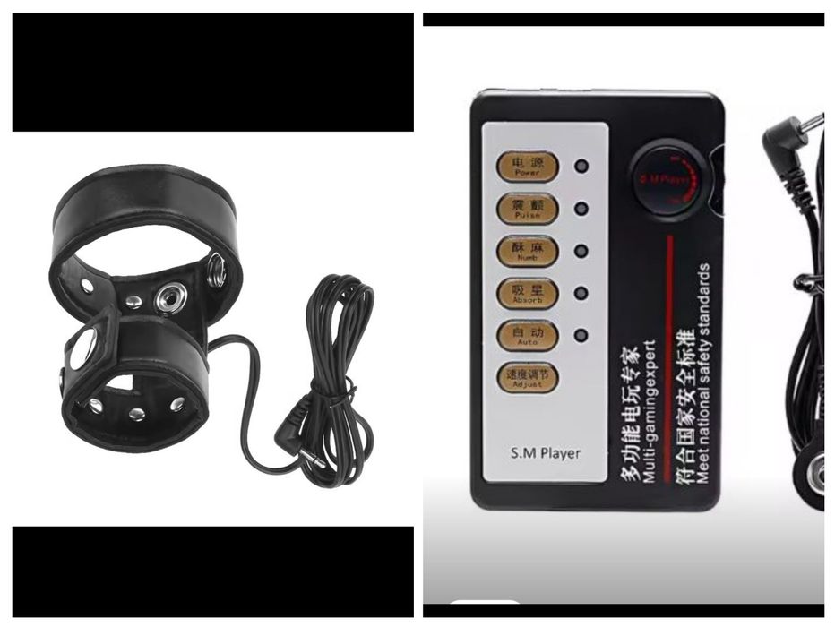 Opaska skóra elektro męski nowy tanio