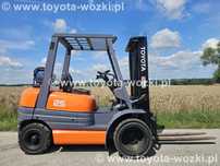 Wózek widłowy TOYOTA 6FG25 bliźniak 2500 kg TOYOTA 6FGF25 widlak Linde