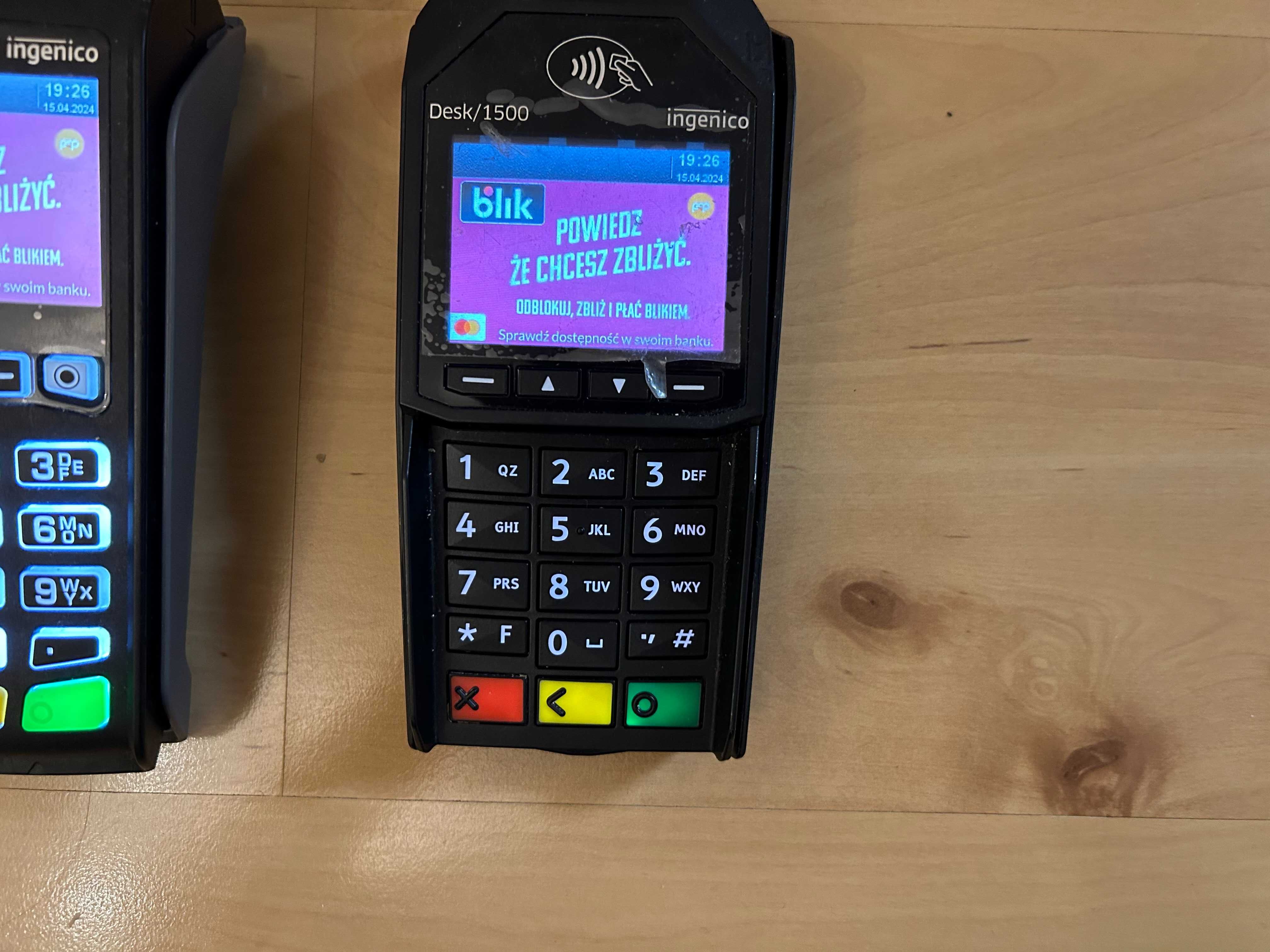 JAK NOWY Pinpad/ terminal płatniczy Ingenico desk 1500