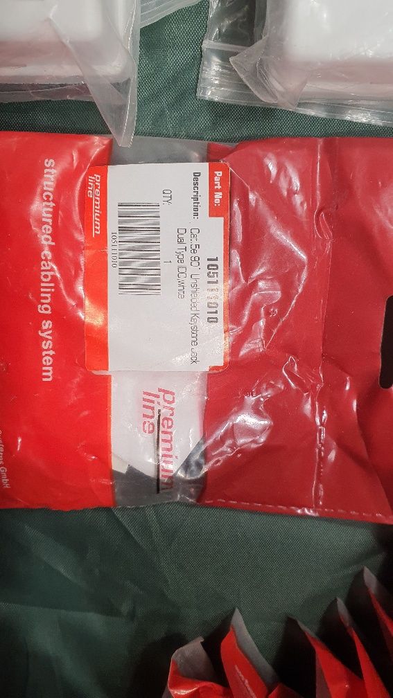 Модулі і розетки RJ45 продаж одним лотом