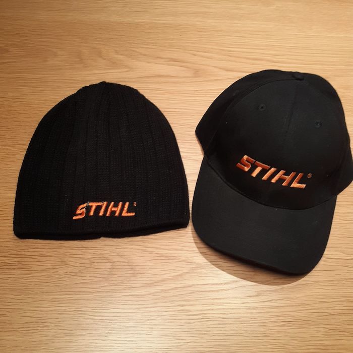 2 czapki Stihl haftowane