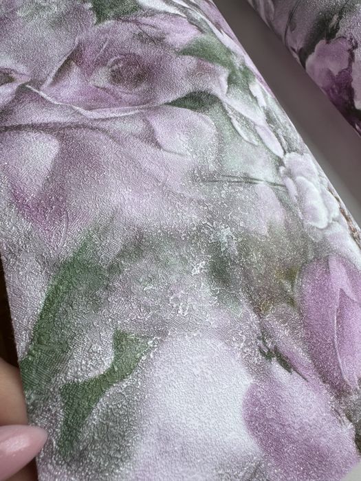 Шпалери вінілові квіти