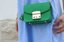 Сумочка furla metropolis мини зеленая