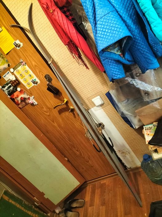 Лыжи беговые с креплением