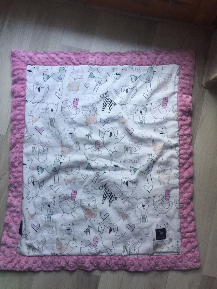 Kocyk ( kołderka ) i rożek firmy Lanila ( cena za 2 sztuki )