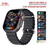 Smartwatch HK11 Ultra3 2,02" Amoled PL czarny + ekstra pasek