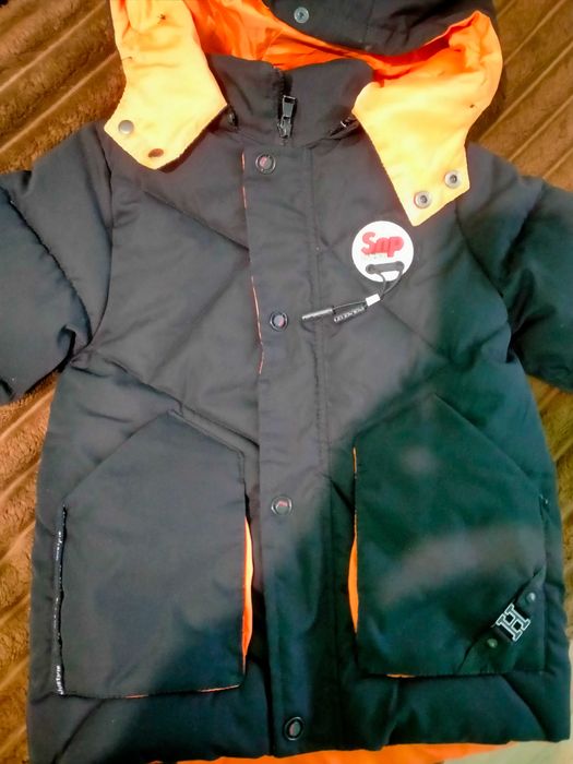 Курточка зимова для хлопчика, розмір116-122