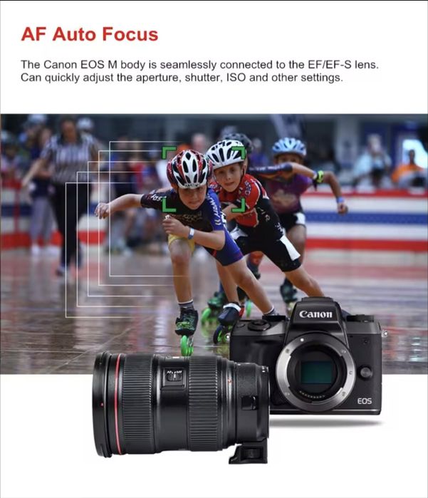 Адаптер Viltrox EF-EOS M для об'єктивів Canon EF на EOS-M