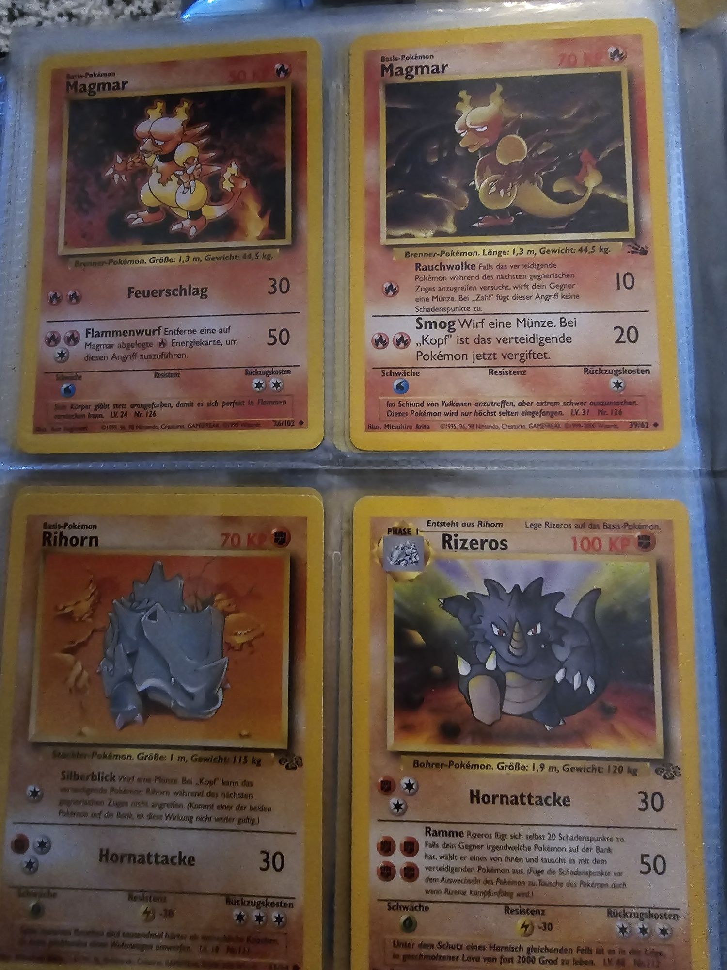 Pokemon karty niemieckie