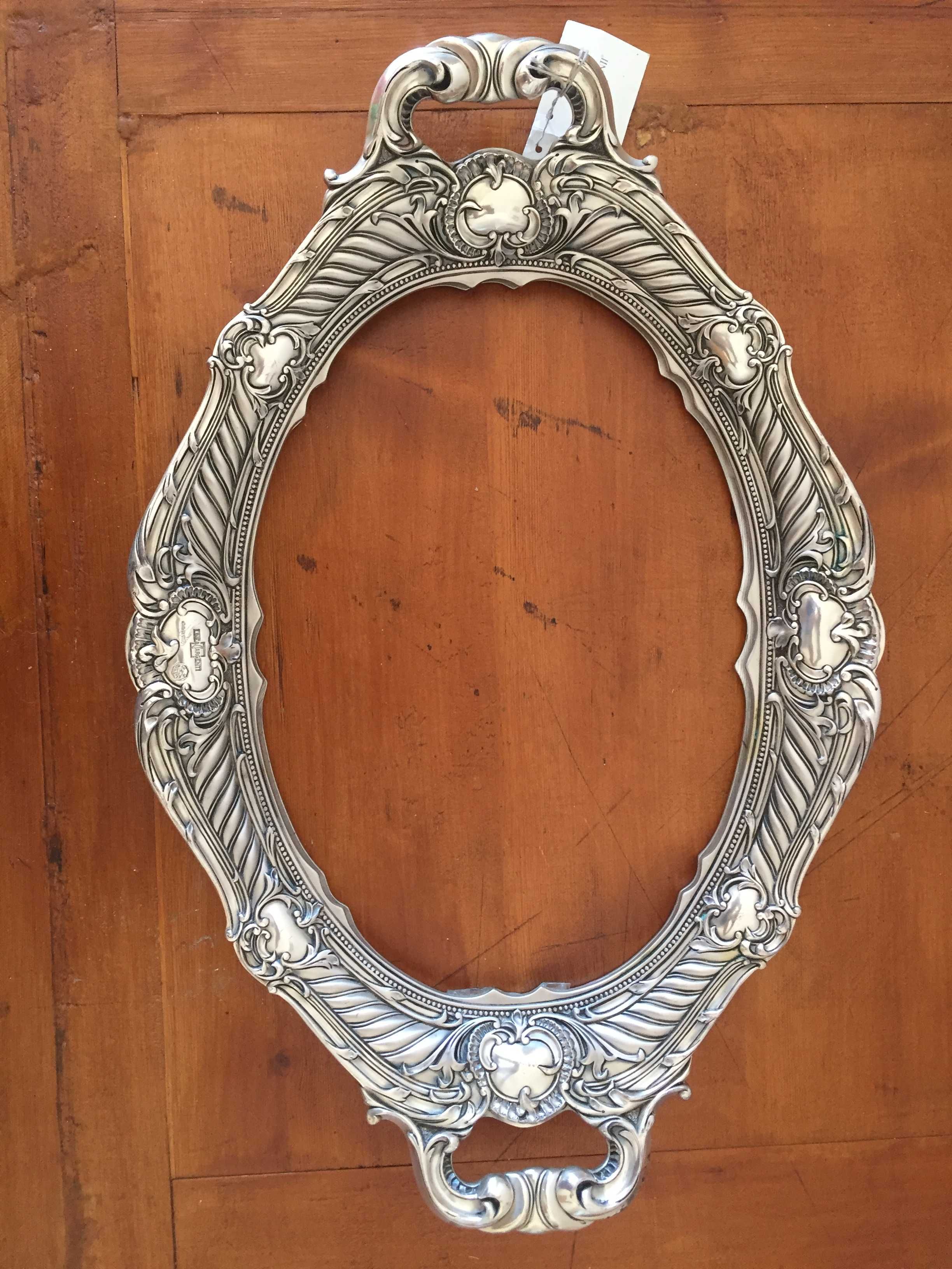 Moldura Tabuleiro Silver Resin