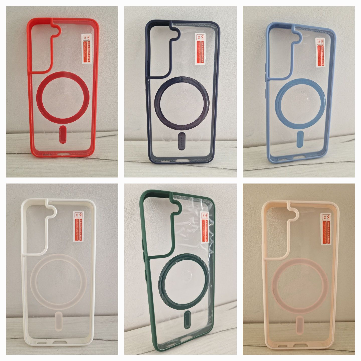 Acrylic Color Magsafe Case do Samsung Galaxy S22