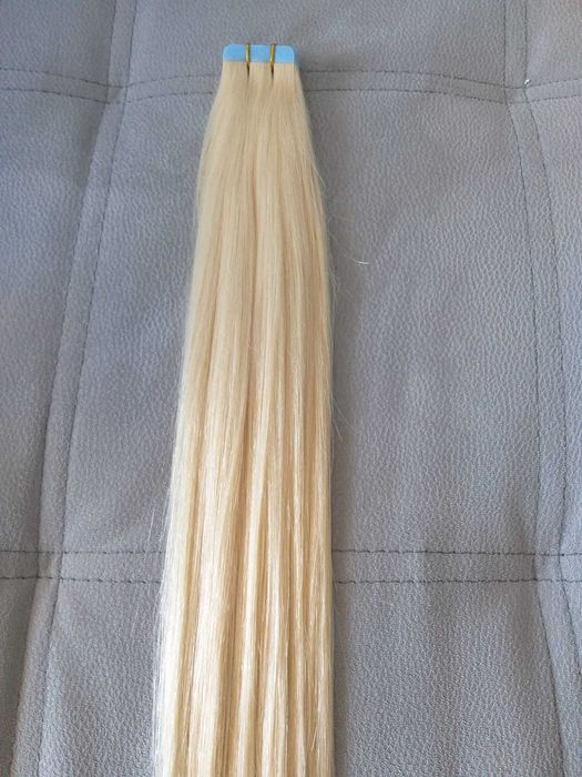 Extensões Adesivas de Cabelo 100% Humano - 50cm e 60cm