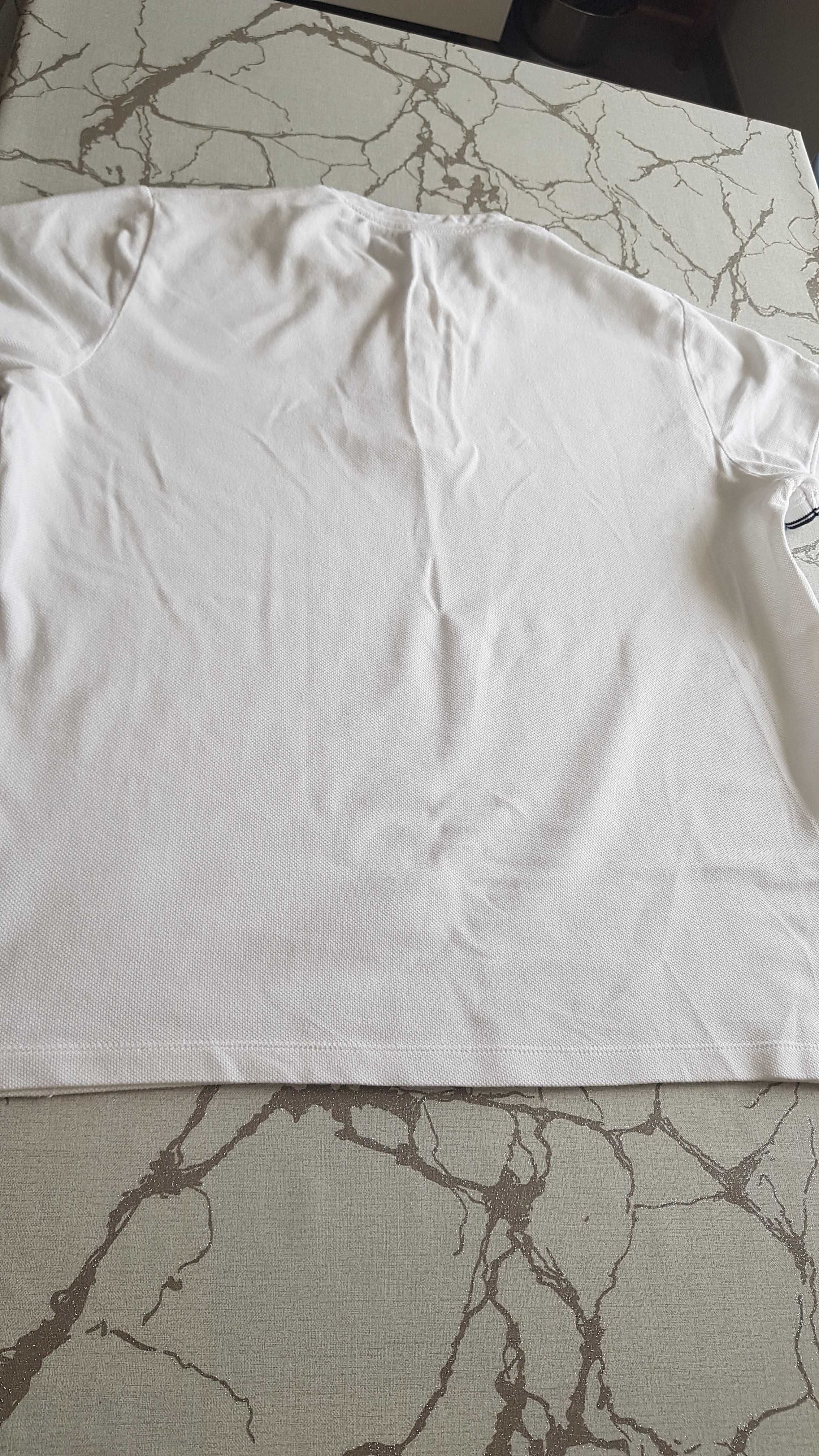 Męski biały Tshirt  firmy "Inextenso"