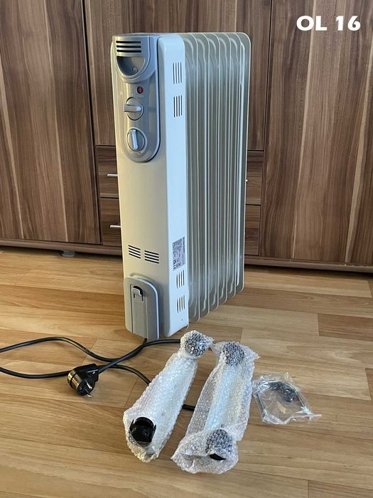 Grzejnik olejowy żeberkowy 1500W olejak wolnostojący przenośny