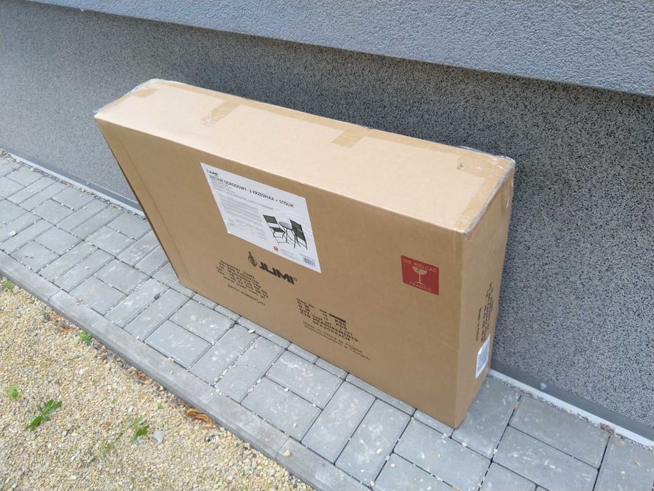 NAJTANIEJ Zestaw Mebli Balkonowych Tarasowych Ogrodowe Stolik 2Krzesła