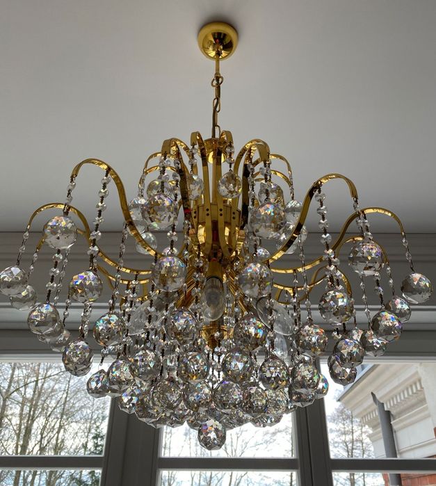 Lampa stylowa,kryształowe kule,(dostępne 2 sztuki)