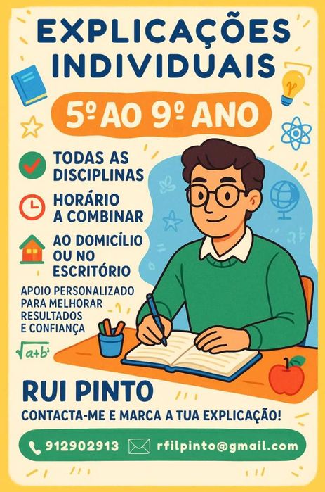 Explicações Individuais 5º ao 9º ano Leiria