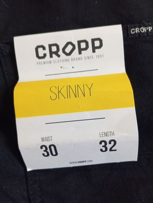 Нові. Штани, брюки чоловічі. Cropp denim 32 розмір. Чорні.