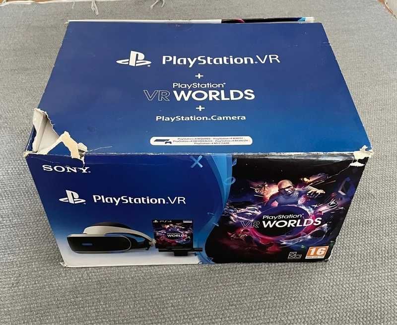 Playstation VR para PS4 + 2 comandos move + Camera + Jogo Blood&Truth