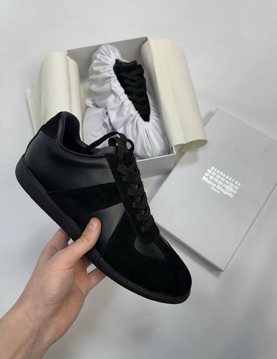 MADE IN ITALY Кроссовки Maison Margiela “replica” black (IN BOX)