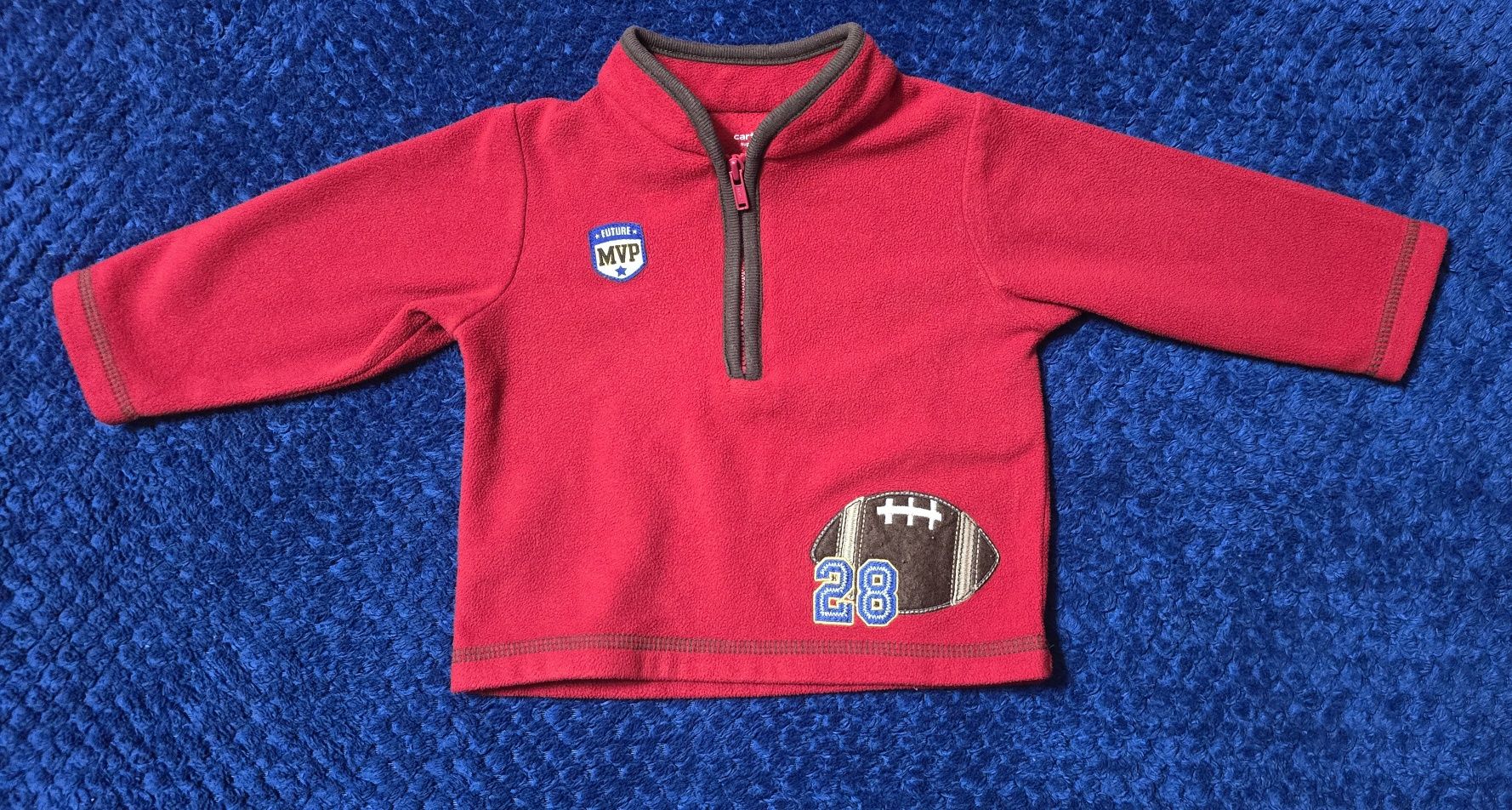 Czerwona bluza polarowa 74