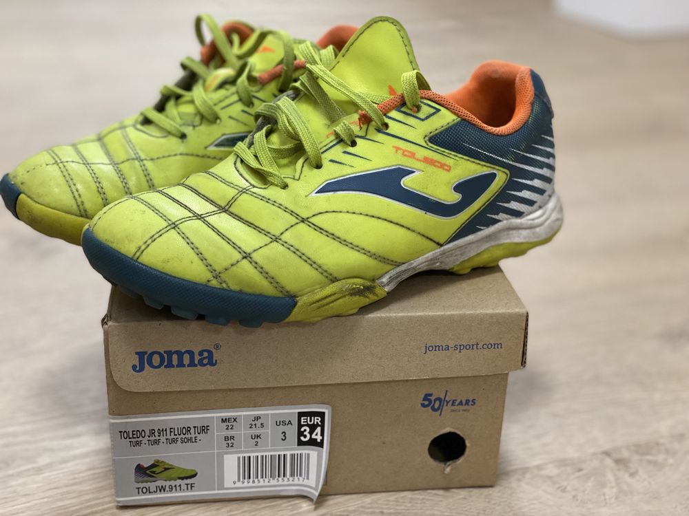 Футбольные бутсы Joma 34 размера