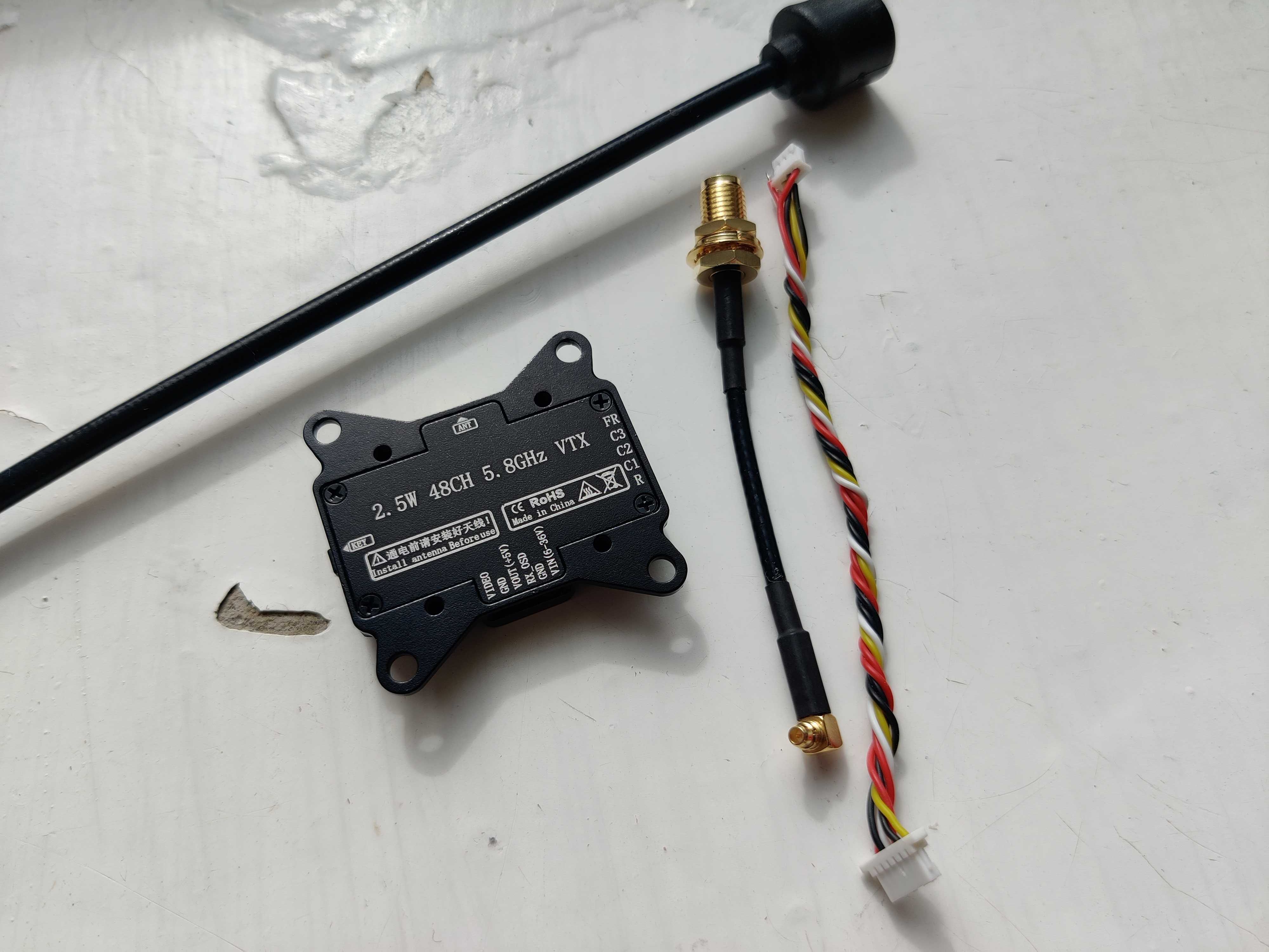 VTX 2.5W 2500 mWt під Low Band (X1 - 4990MHz 4.9G) FPV відеопередавач