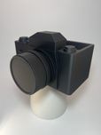 Doniczka Aparat Fotograficzny Artystyczna Czarna 10,5 cm wysoka