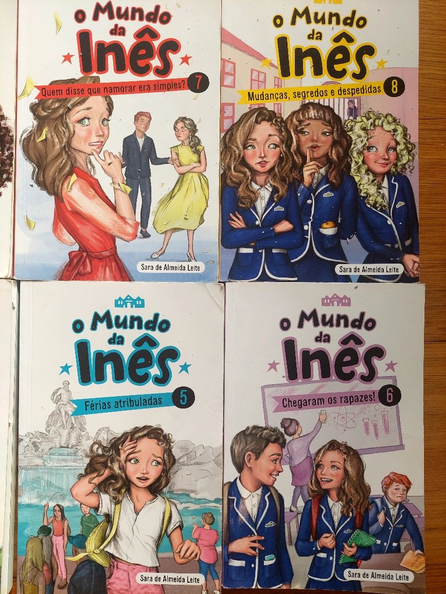 Livros "O Mundo da Inês"