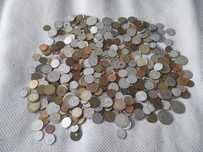 Stare Monety zagraniczne 600 sztuk 1.8 kg okres PRL