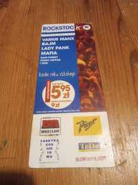 Rockstock bilet kolekcjonerski