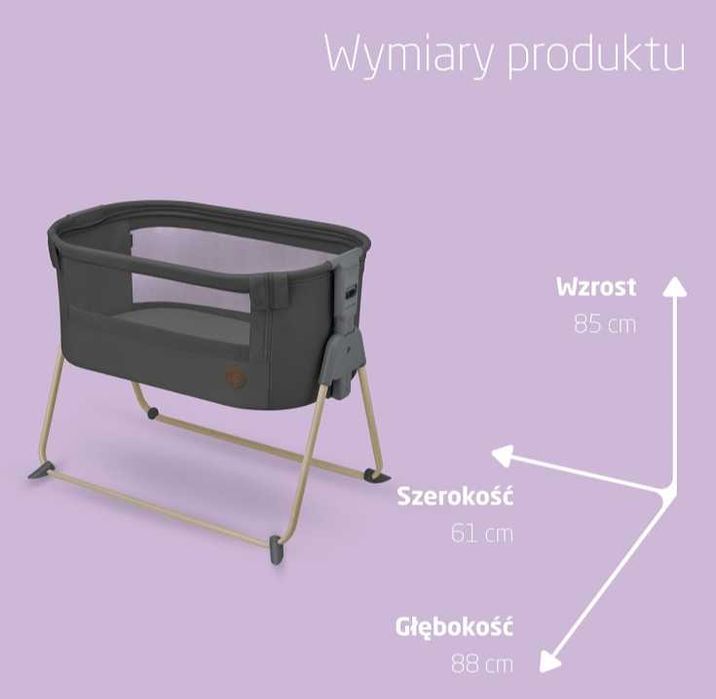 Maxi-Cosi Tori 2 w 1 – Łóżeczko Dostawne i Turystyczne - Nowe