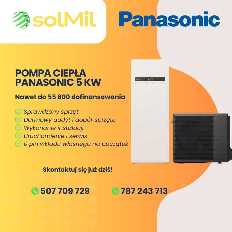 pompa ciepła | PANASONIC | 5 kW seria K AIO | Czyste powietrze