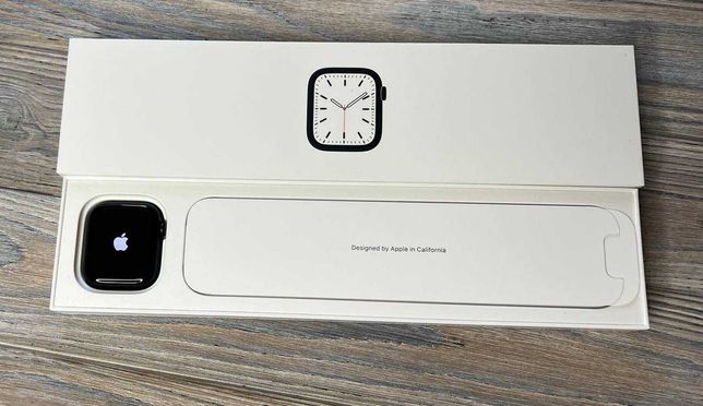 Apple Watch 7 45mm Midnight 350$ Like New/ EmojieStore / Гарантия