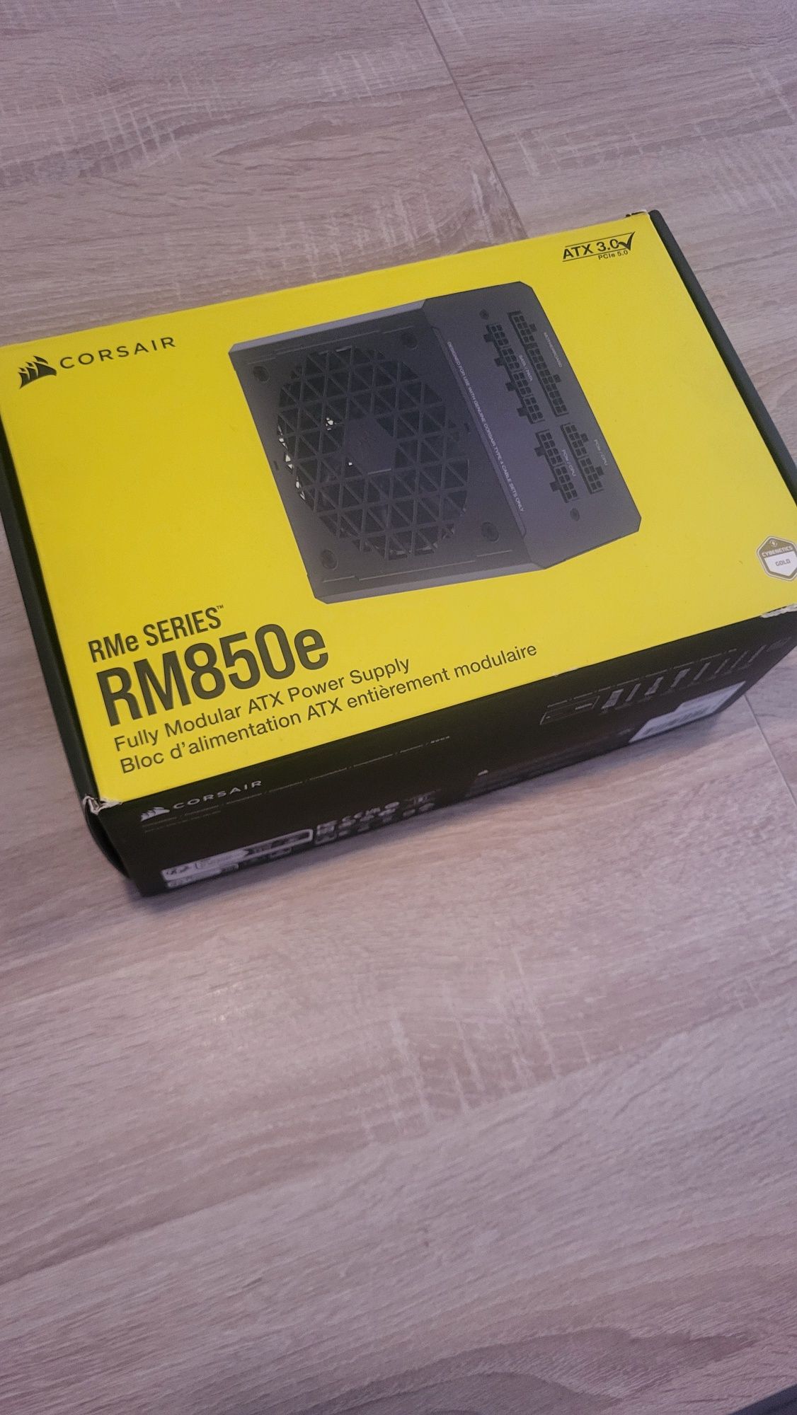 Fonte Corsair RM850e – 850W Gold, Modular, Silenciosa