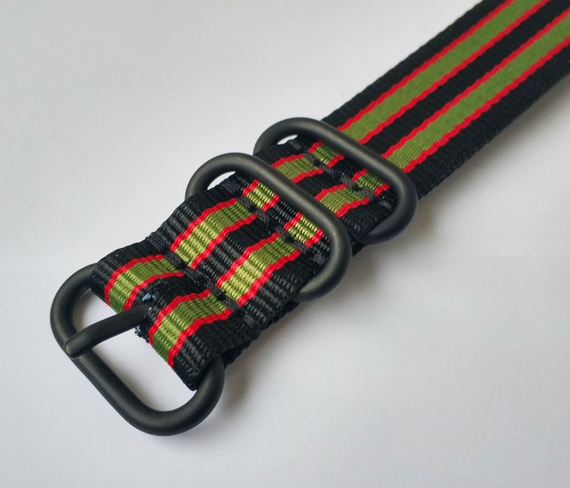 Pasek do zegarka Nato Zulu Strong PVD 22 mm