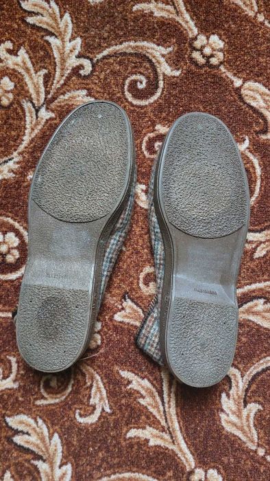 Тапочки мужские закрытый задник теплые 45 р мех